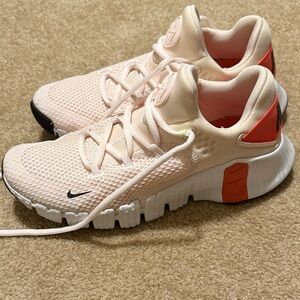 Nike Pink and White Athletic Sneakers